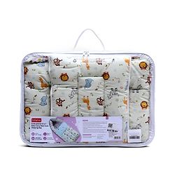 Babyhug 3 in 1 Baby Carry Nest Cum Sleeping Bag Little Princess Embroidery - Pink