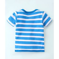 Babyhug 100% Cotton Knit Half Sleeves Front Open Vest Watermelon Print Pack of 3 - Multicolour