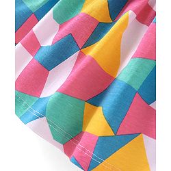 Babyhug Single Jersey Knit Mid Thigh Length Abstract Printed Skirt - Multicolour