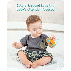 Babyhug Mini Radio Shape Baby Rattle - Yellow