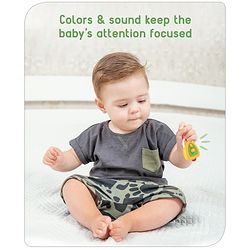 Babyhug Car Keys Shape Baby Rattle - Multicolour