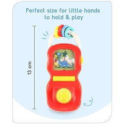 Babyhug Phone Shape Baby Rattle- Red