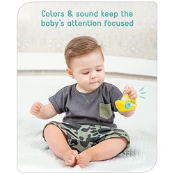 Babyhug Speed Boat Baby Rattle- Yellow