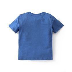 Babyhug Cotton Knit Half Sleeves  T-Shirts Striped & Text Graphics Pack of 3 - Multicolour