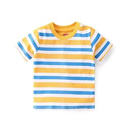 Babyhug Cotton Knit Half Sleeves T-Shirt Stripes & Tiger Graphics Pack of 3 - Multicolour