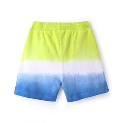 Babyhug Cotton Looper Mid Thigh Length Shorts Tie & Dye Style Print -  Multicolour