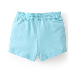 Babyhug Single Jersey Mid Thigh Shorts with Hearts and Butterfly Print Pack of 2 - Multicolour
