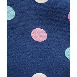 Babyhug Single Jersey Knit Mid Thigh Shorts with Polka Dot Print Pack of 2- Multicolor