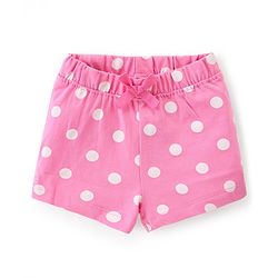 Babyhug Single Jersey Mid Thigh Length Shorts With Floral Print Pack of 2- Multicolour