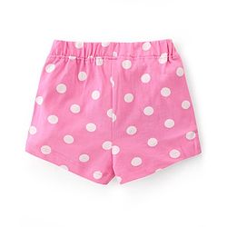 Babyhug Single Jersey Mid Thigh Length Shorts With Floral Print Pack of 2- Multicolour