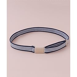Babyhug Free Size Striped Belt - Navy Blue