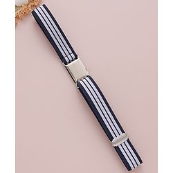 Babyhug Free Size Striped Belt - Navy Blue