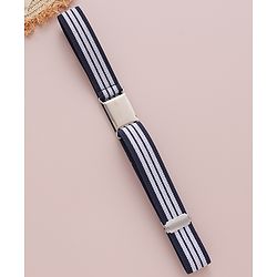 Babyhug Free Size Striped Belt - Navy Blue