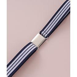 Babyhug Free Size Striped Belt - Navy Blue
