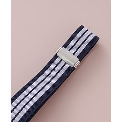 Babyhug Free Size Striped Belt - Navy Blue