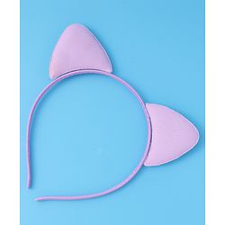 Babyhug Glitter Ears Applique Hair Band - Silver