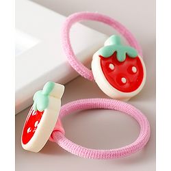 Babyhug Rubber Bands & Scrunchies Sets Pack of 10 -multicolor