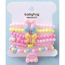 Babyhug Free Size  Bracelets & Bangles Pack of 6 - Multicolor