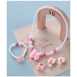 Babyhug Free Size  Jewellery Set with Bow Applique - Multicolor