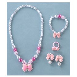 Babyhug Free Size  Jewellery Set with Bow Applique - Multicolor