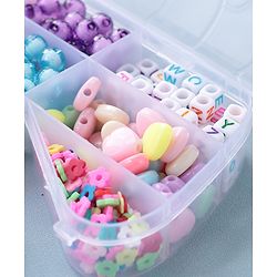Babyhug DIY Jewellery Kit with Threads- Multicolor