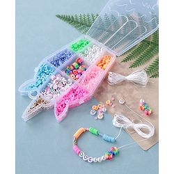 Babyhug DIY Jewellery Kit with Threads- Multicolor