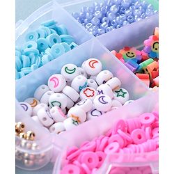 Babyhug DIY Jewellery Kit with Threads- Multicolor