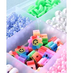 Babyhug DIY Jewellery Kit with Threads- Multicolor