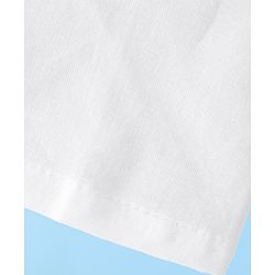 Babyhug 100% Cotton Woven Back Tie Knot Jhablas Pack of 5 - White