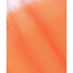 Babyhug Cotton Crinkle Woven Sleeveless Top with Frills and Gradient Effect - Orange & White