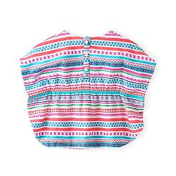 Babyhug Cotton Woven Sleeveless Floral Printed Kaftan Style Top - Pink