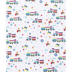 Babyhug 100% Cotton Whale Embroidered Hooded Wrapper - Blue