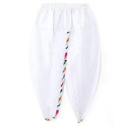 Babyhug 100% Cotton Woven Full Sleeves Kurta & Dhoti Set With Chevron Print - Multicolor