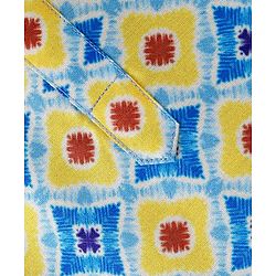 Babyhug 100% Cotton Woven Full Sleeves Kurta & Dhoti Set With Hand Block Print -Multicolour