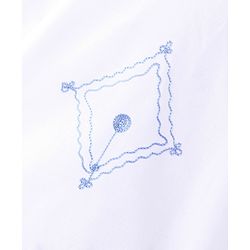 Babyhug 100% Cotton Woven Angarakha Full Sleeves Embroidered Kurta & Dhoti Set -White & Blue