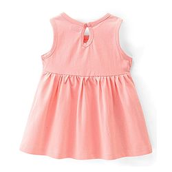 Babyhug 100% Cotton Sleeveless Fit and Flare Dress Penguin Print Pack of 3 - Multicolour