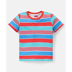 Babyhug 100% Cotton Knit Half Sleeves T-Shirts Football Print Pack of 3 - Multicolor