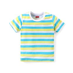 Babyhug Cotton Knit Half Sleeves T-Shirt with Boat  Graphics Pack of 3 - Multicolour