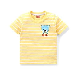 Babyhug Cotton Half Sleeves T-Shirt With Bear & Stars Graphics Pack of 3 - Multicolor