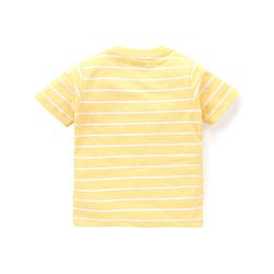 Babyhug Cotton Half Sleeves T-Shirt With Bear & Stars Graphics Pack of 3 - Multicolor