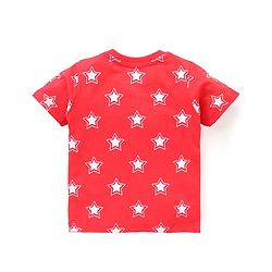 Babyhug Cotton Half Sleeves T-Shirt With Bear & Stars Graphics Pack of 3 - Multicolor