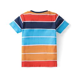 Babyhug Cotton Half Sleeves T-Shirt With Sports Graphics Pack of 3 - Multicolor