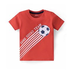 Babyhug Cotton Half Sleeves T-Shirt With Sports Graphics Pack of 3 - Multicolor