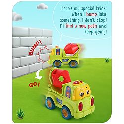 Babyhug Musical Bump & Go Construction series Cement Mixer Truck - Green