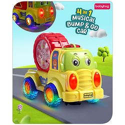 Babyhug Bump & Go Construction Series Carrier Truck - Green