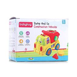 Babyhug Bump & Go Construction Series Carrier Truck - Green