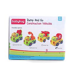 Babyhug Bump & Go Construction Series Carrier Truck - Green