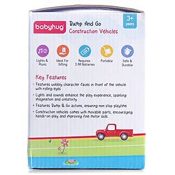 Babyhug Bump & Go Construction Series Carrier Truck - Green