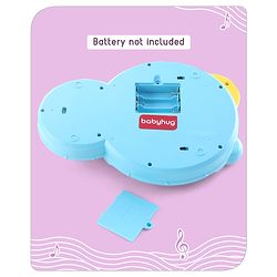 Babyhug Premium 2 in 1 Jazz Drum Piano for Kids- Blue| Fun Musical Toy with Light for Kids| Sound Toy with 8 Multicolored Piano Keys| Pre-school Musical Instrument Learning for 12 Months+ Kids| BIS Certified