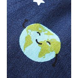 Babyhug Poplin Printed Boxers Pack of 3 - Blue & Orange